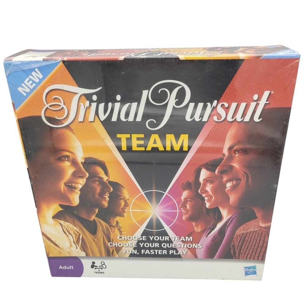 Hasbro Trivial Pursuit Team Edition Board Game NEW‎ SEALED